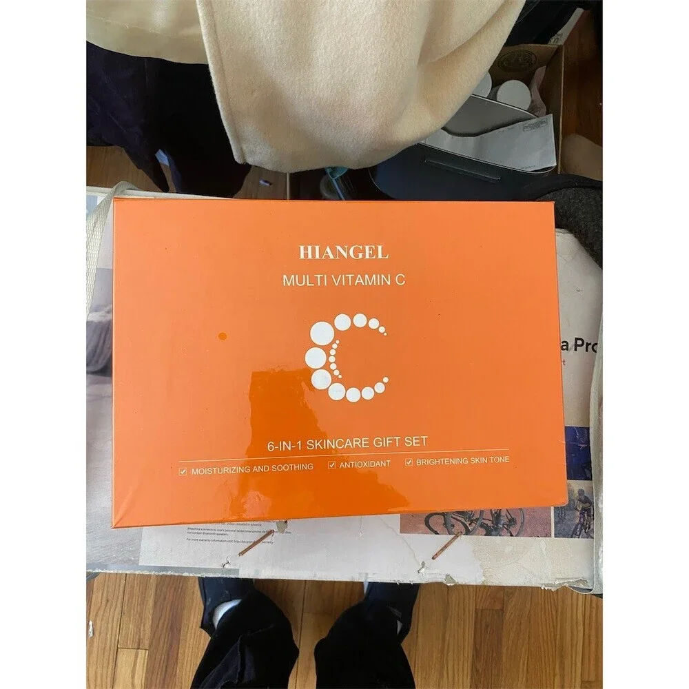 HIANGEL Vitamin C 6-in-1 Skincare Gift Set Brightening Moisturizing